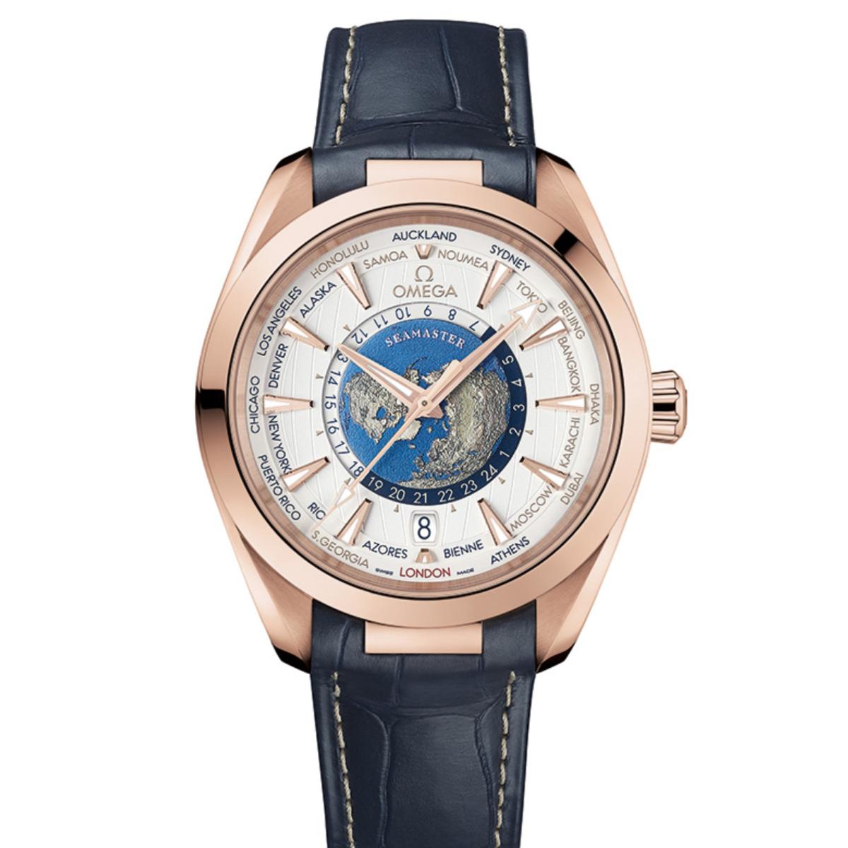 Omega Seamaster Aqua Terra 150 M Co Axial Master Chronometer Gmt Worldtimer