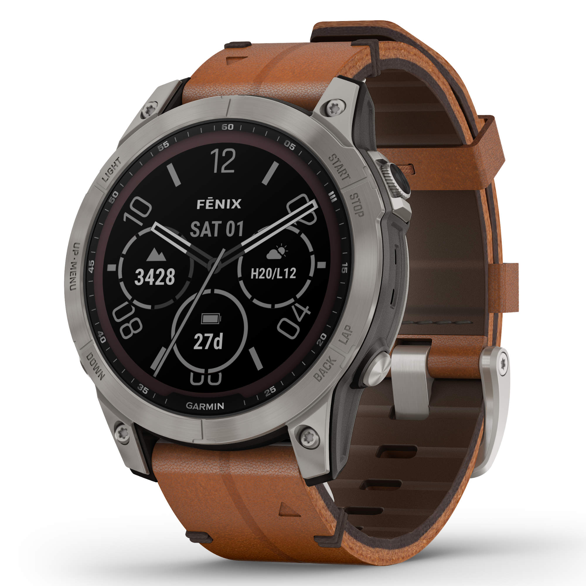 Garmin - fēnix® 7 Sapphire Solar