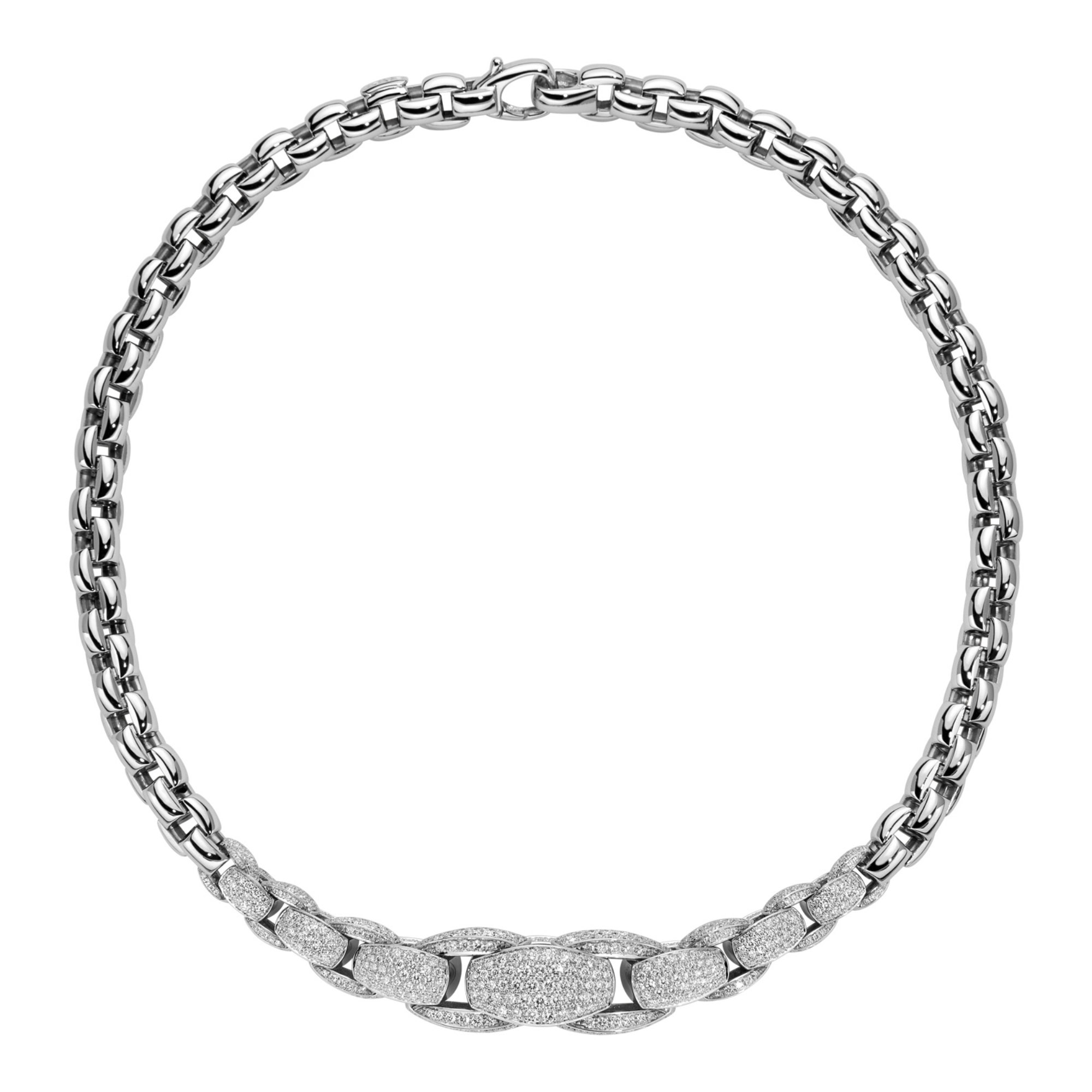 FOPE - Super Eka Halskette mit Pavé-Diamanten