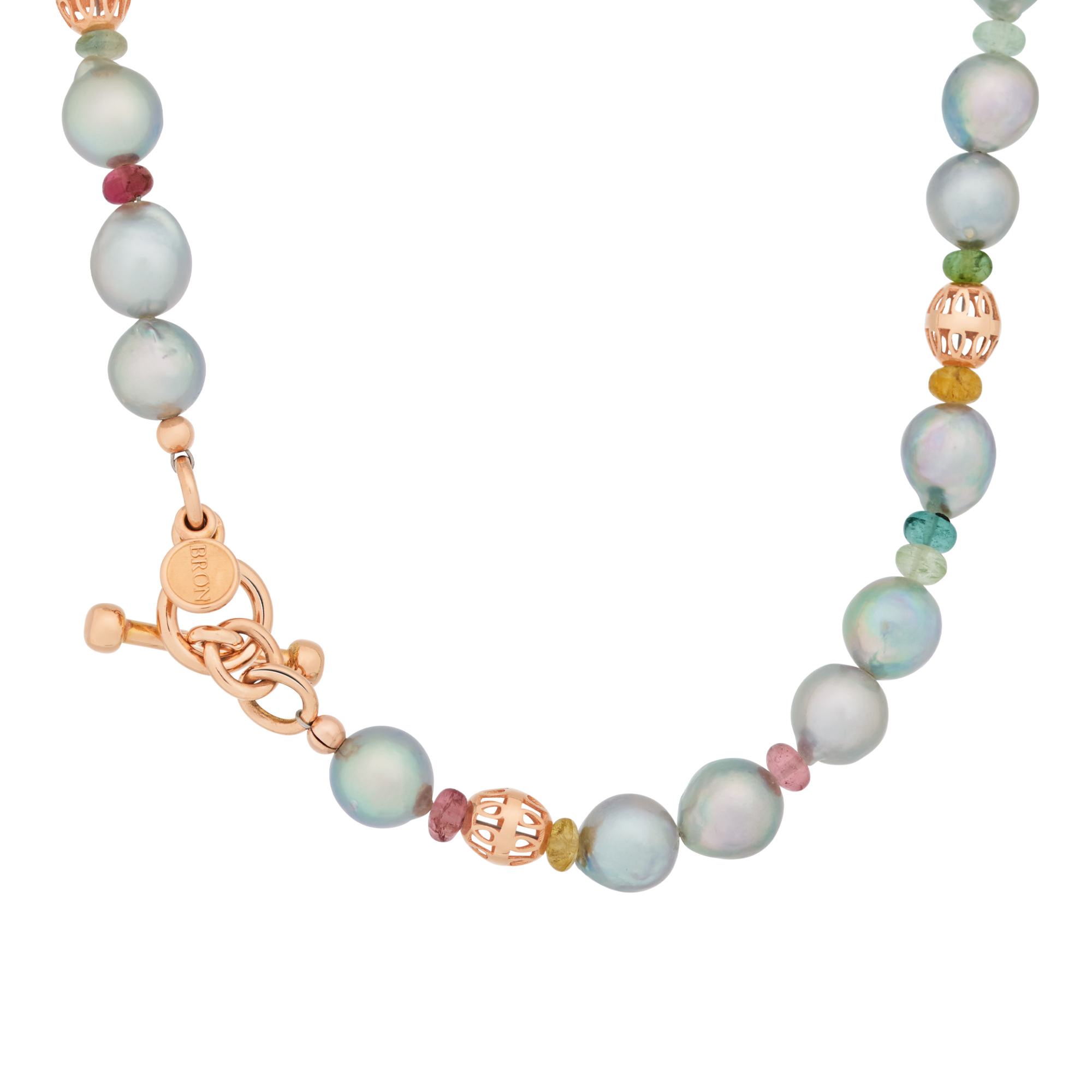 Bron - Edelstein Halskette