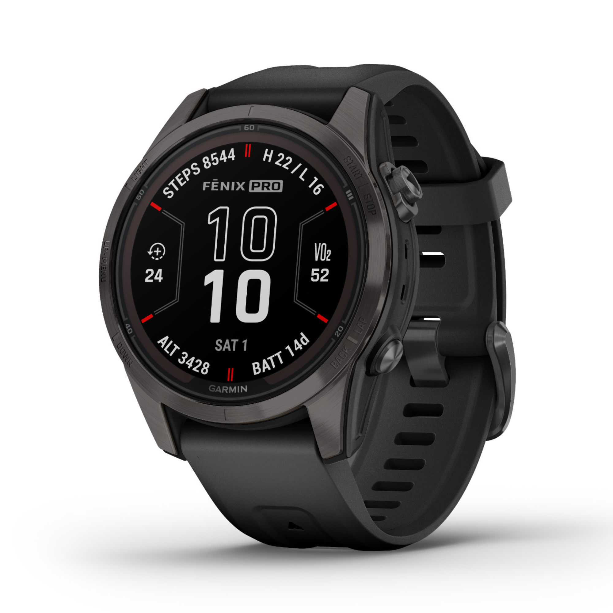 Garmin - fēnix® 7S Pro – Sapphire Solar Edition