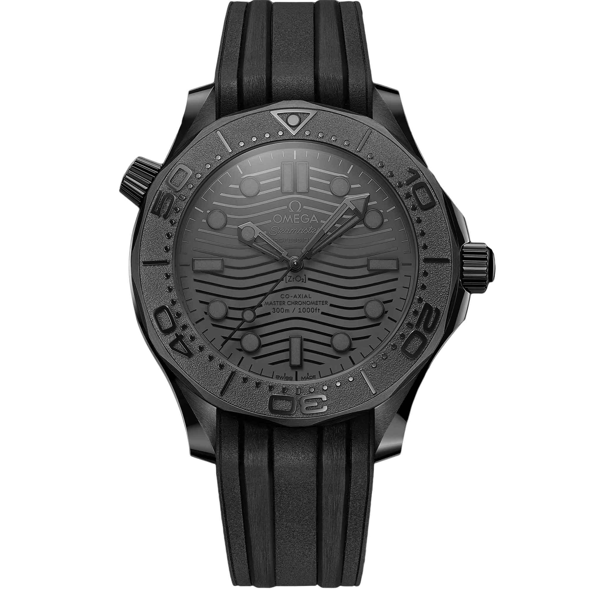 Omega - Seamaster Diver 300m Co-Axial Master Chronometer 43,5mm Black Black