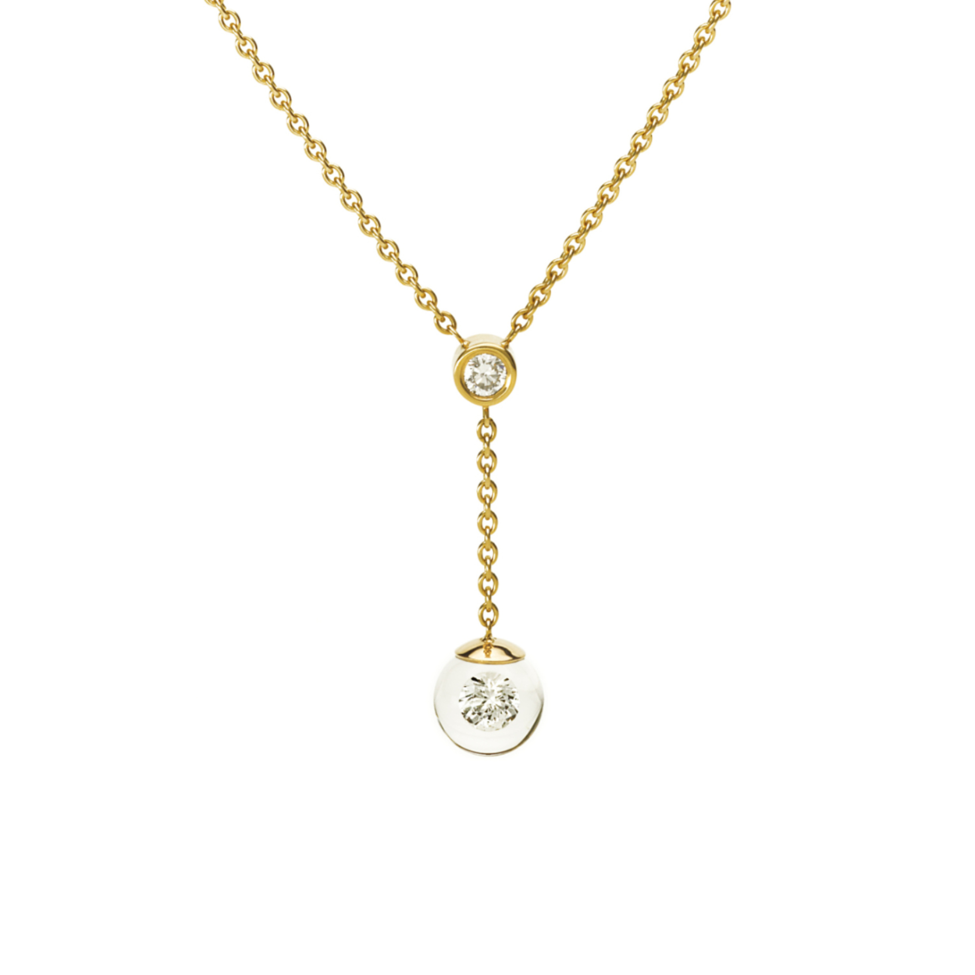 Schmuckwerk - Glasklar Halskette