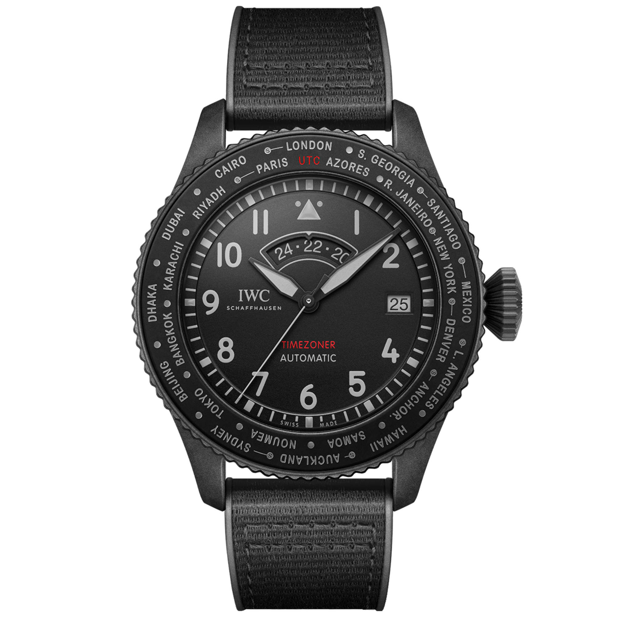 IWC - PILOT’S WATCH TIMEZONER TOP GUN CERATANIUM®