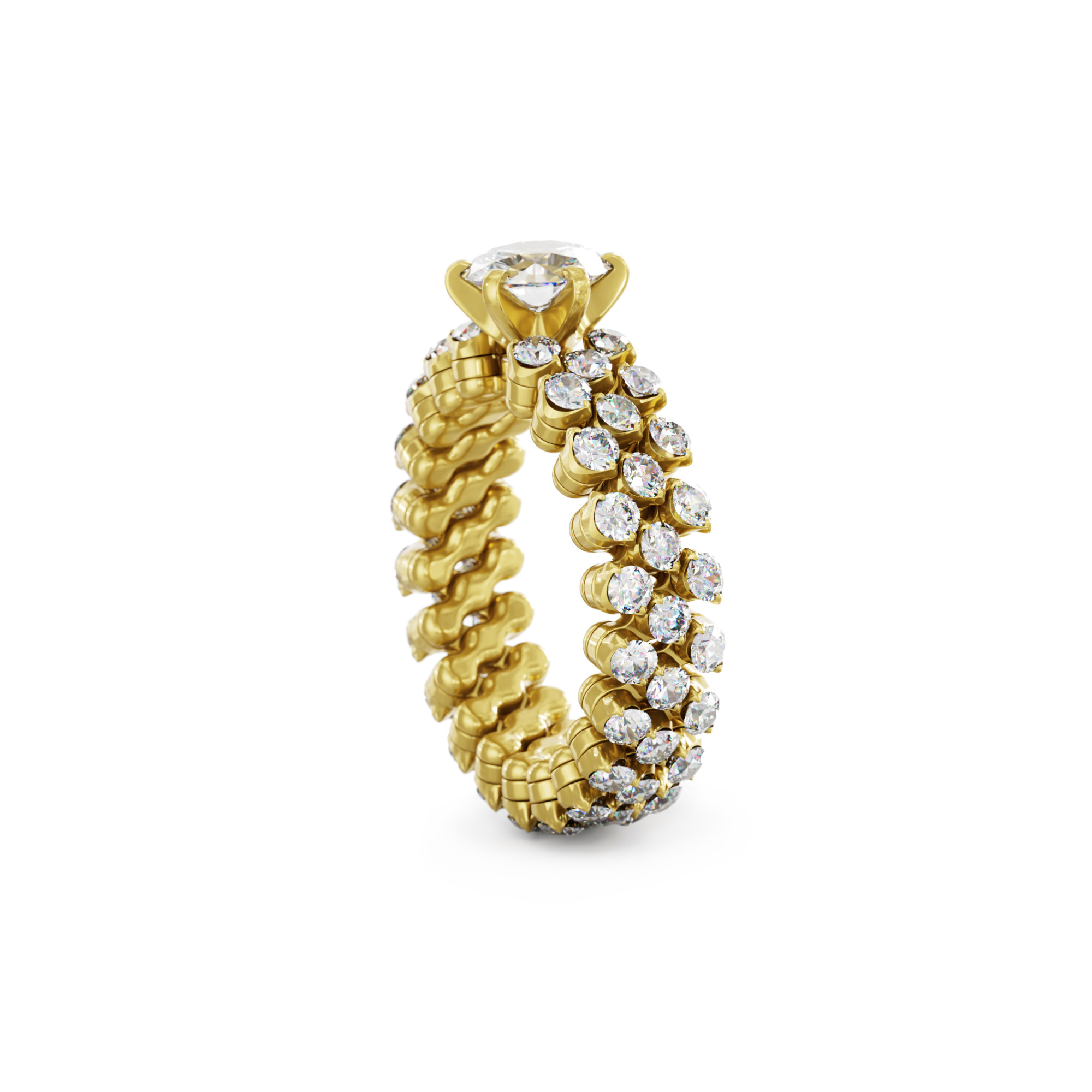 Serafino Consoli - Brevetto Solitaire Multi-Size Ring
