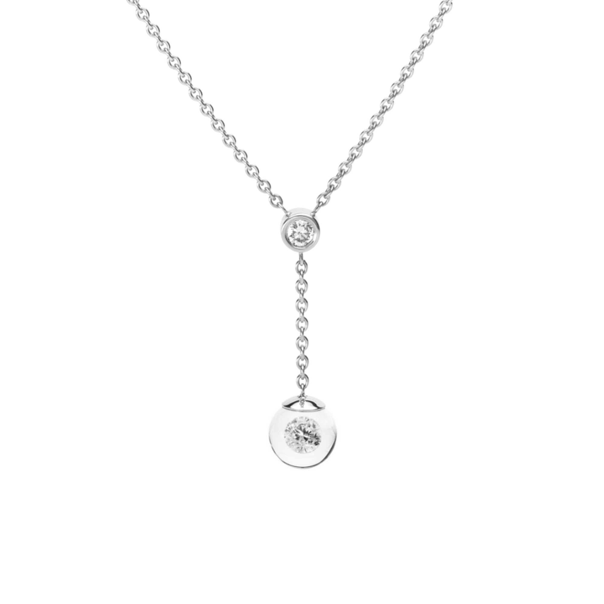 Schmuckwerk - Glasklar Halskette