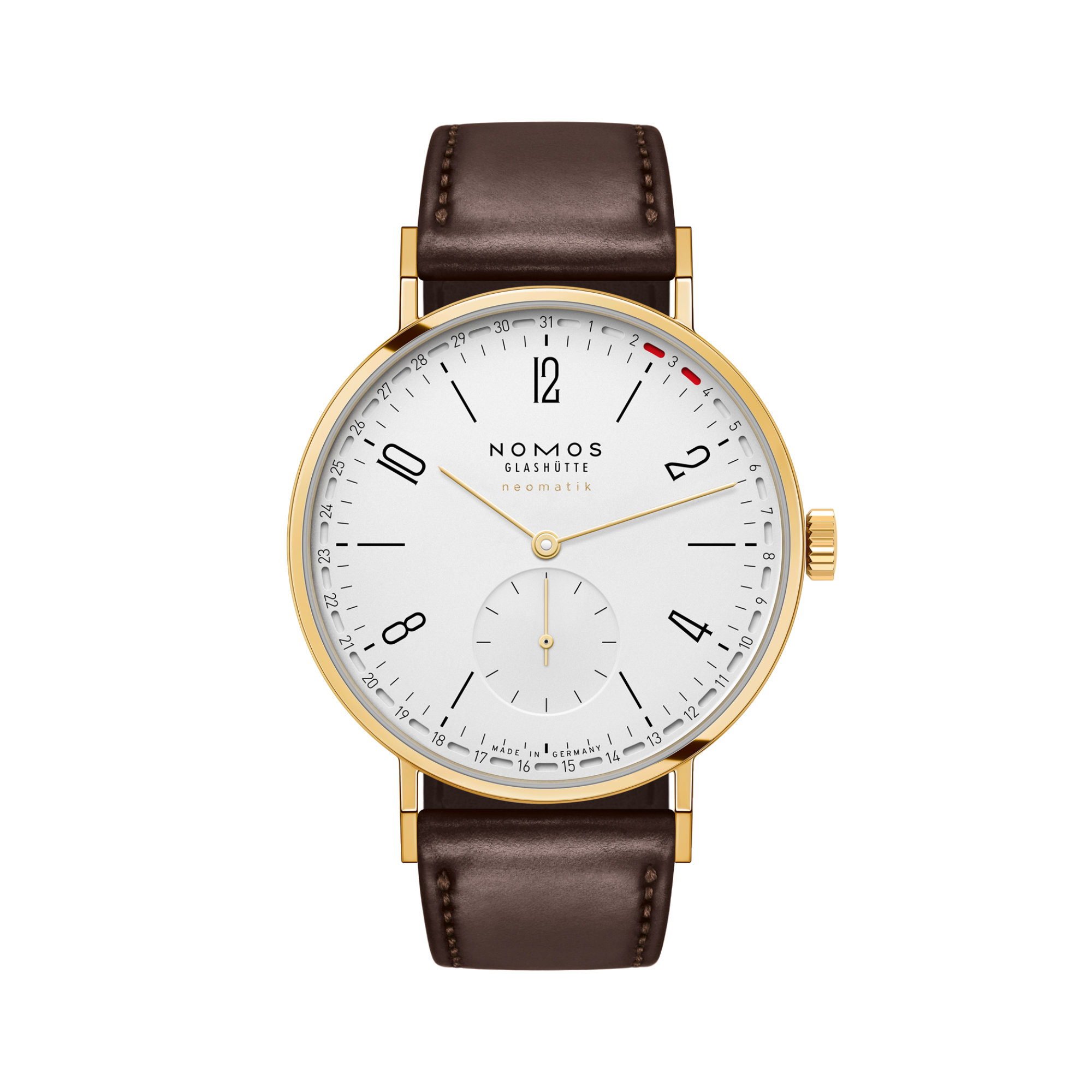 NOMOS Glashütte - Tangente Gold Neomatik 38 Update Doré