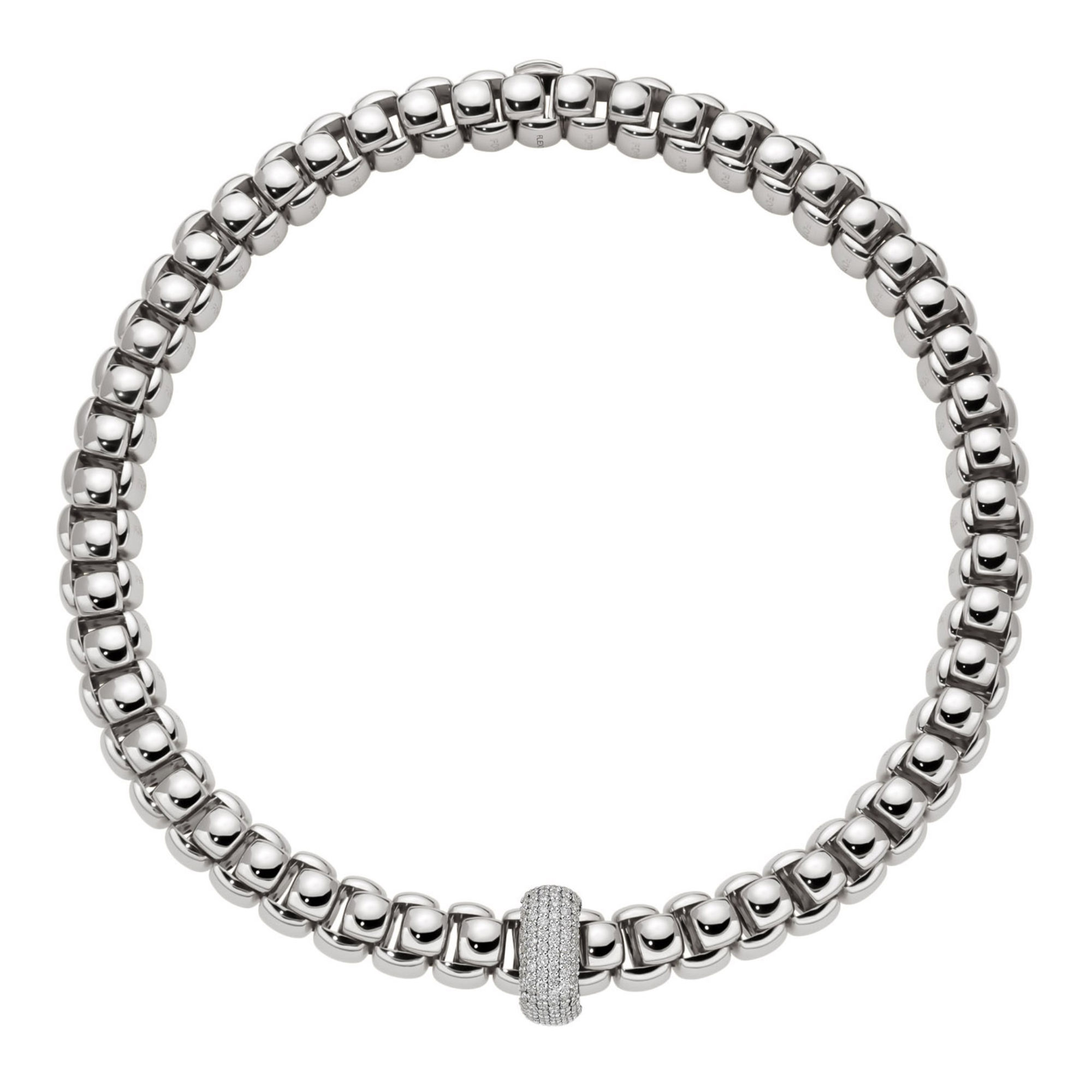 FOPE - Luna Halskette mit Pavé Diamanten