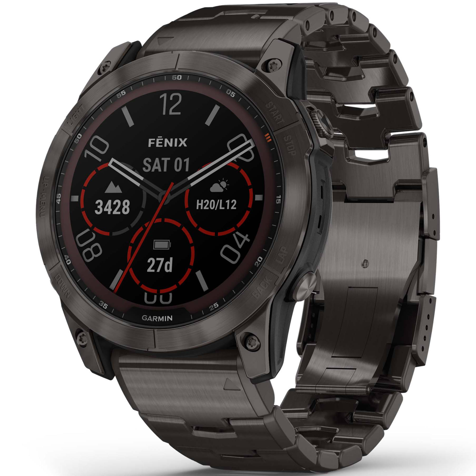Garmin - fēnix® 7X Sapphire Solar