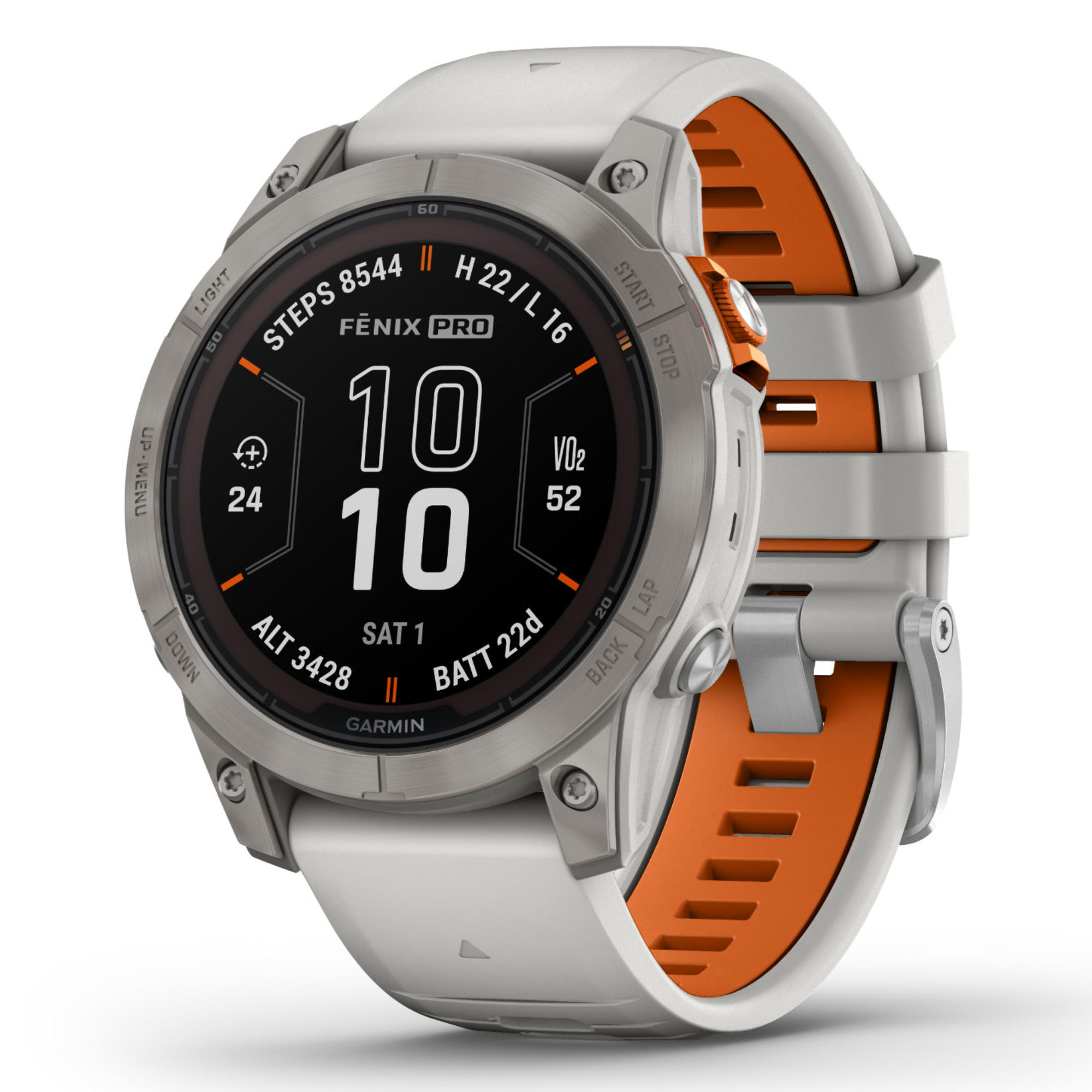 Garmin - fēnix® 7S Pro – Sapphire Solar Edition 47mm