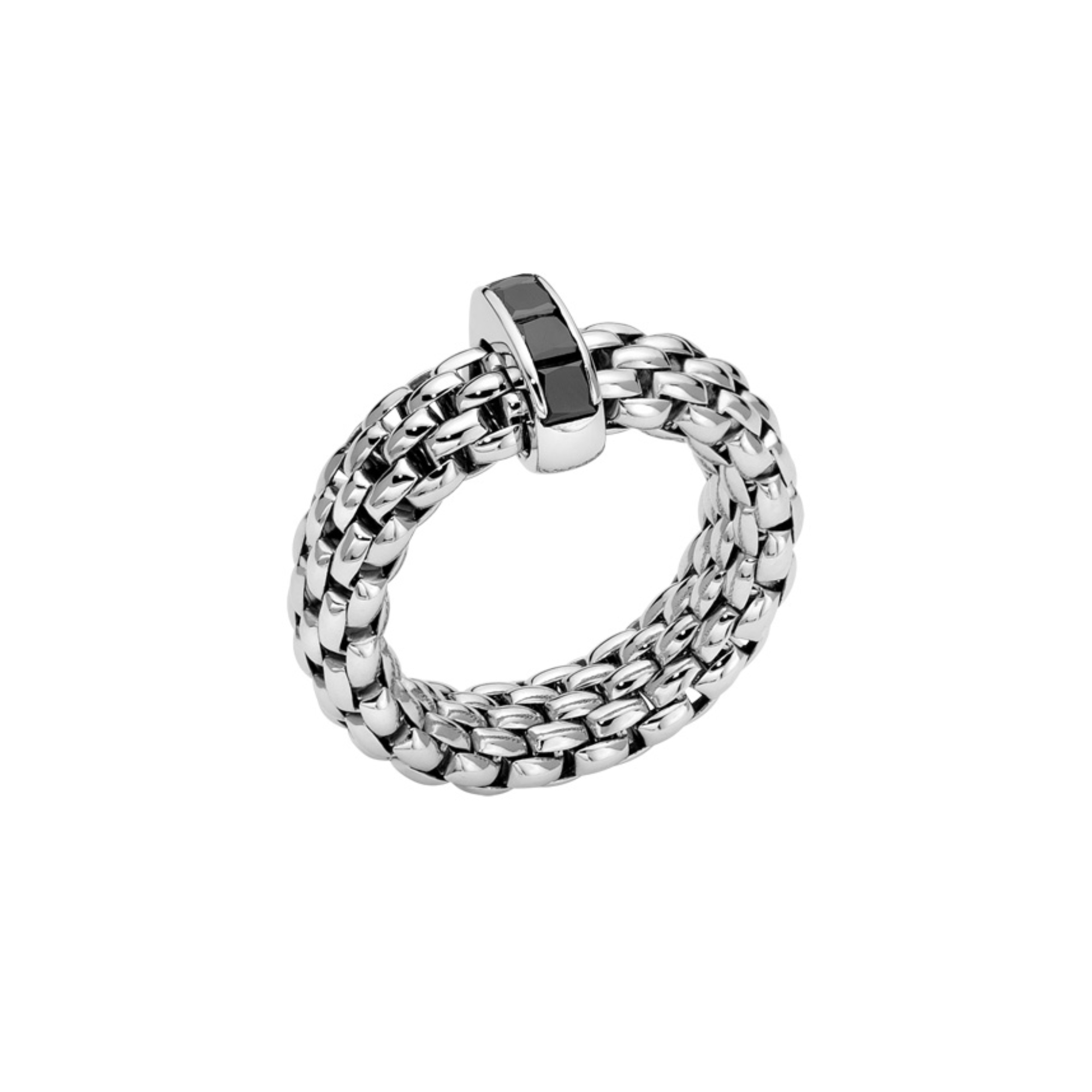 FOPE - Vendôme Flex'it Ring mit schwarzen Diamanten