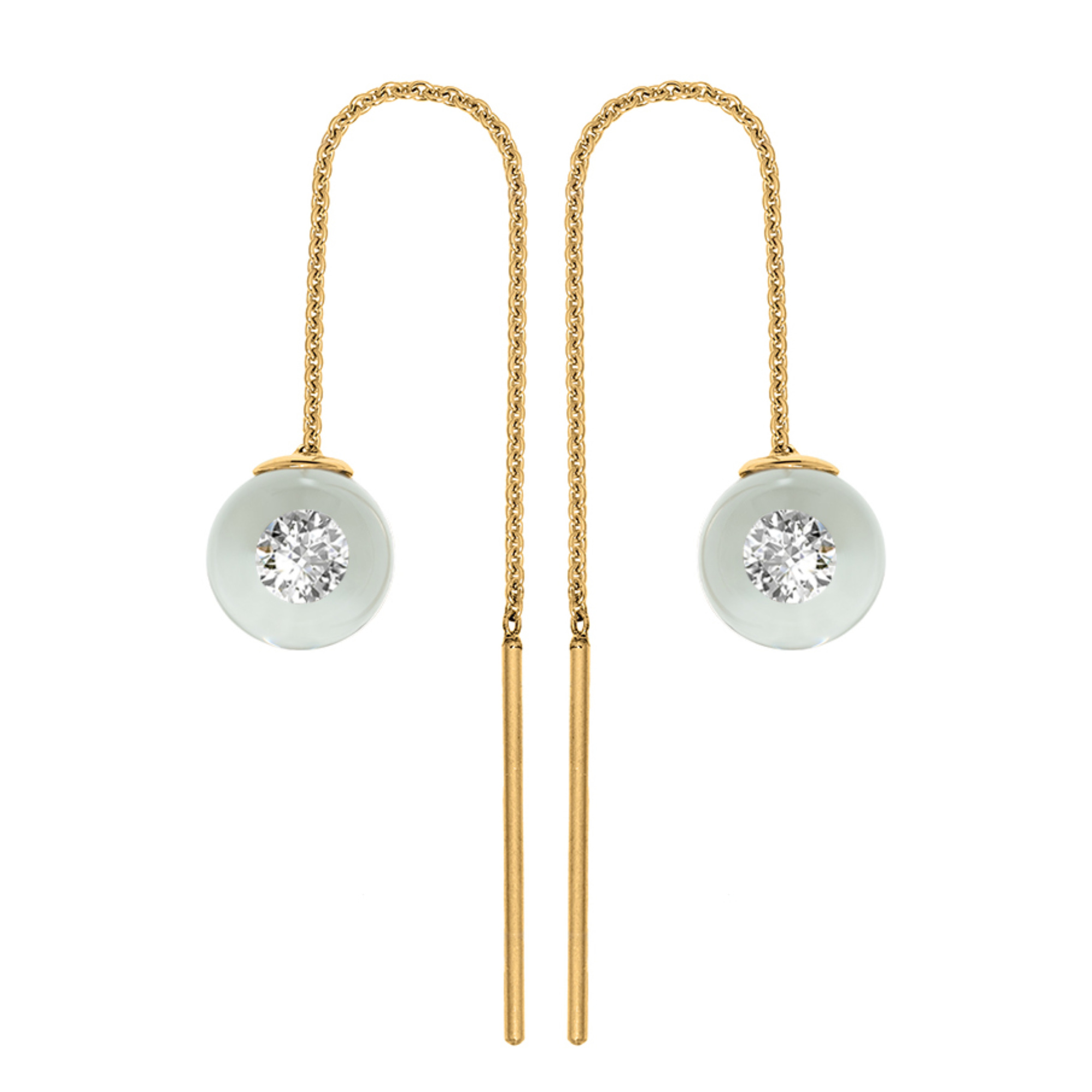 Schmuckwerk - Glasklar Ohrhänger