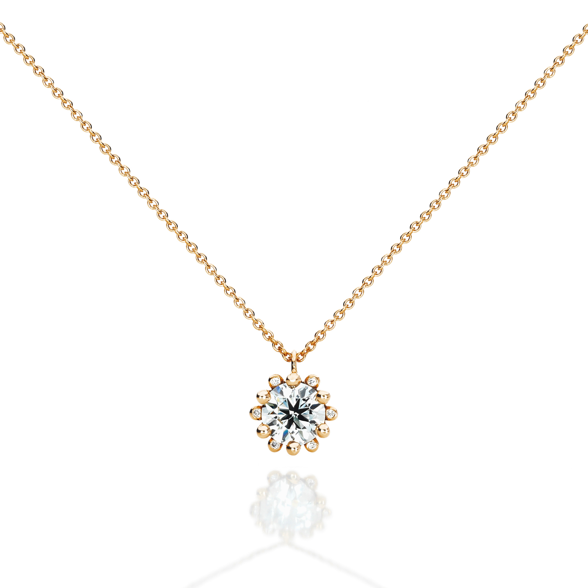 Schmuckwerk - Alpen Anhänger mit Halskette