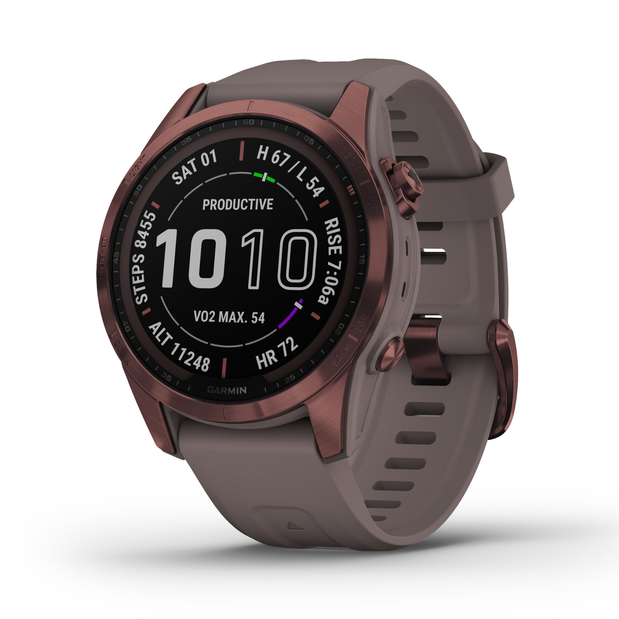 Garmin - fēnix® 7S Sapphire Solar