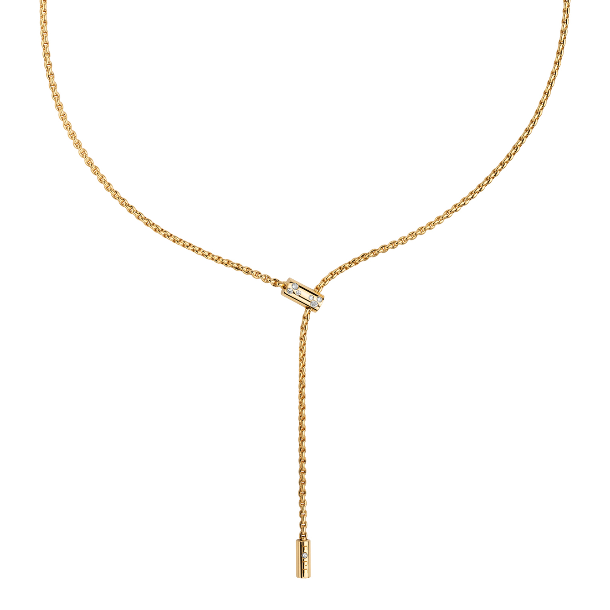 FOPE - Verstellbare Aria Halskette mit Diamanten