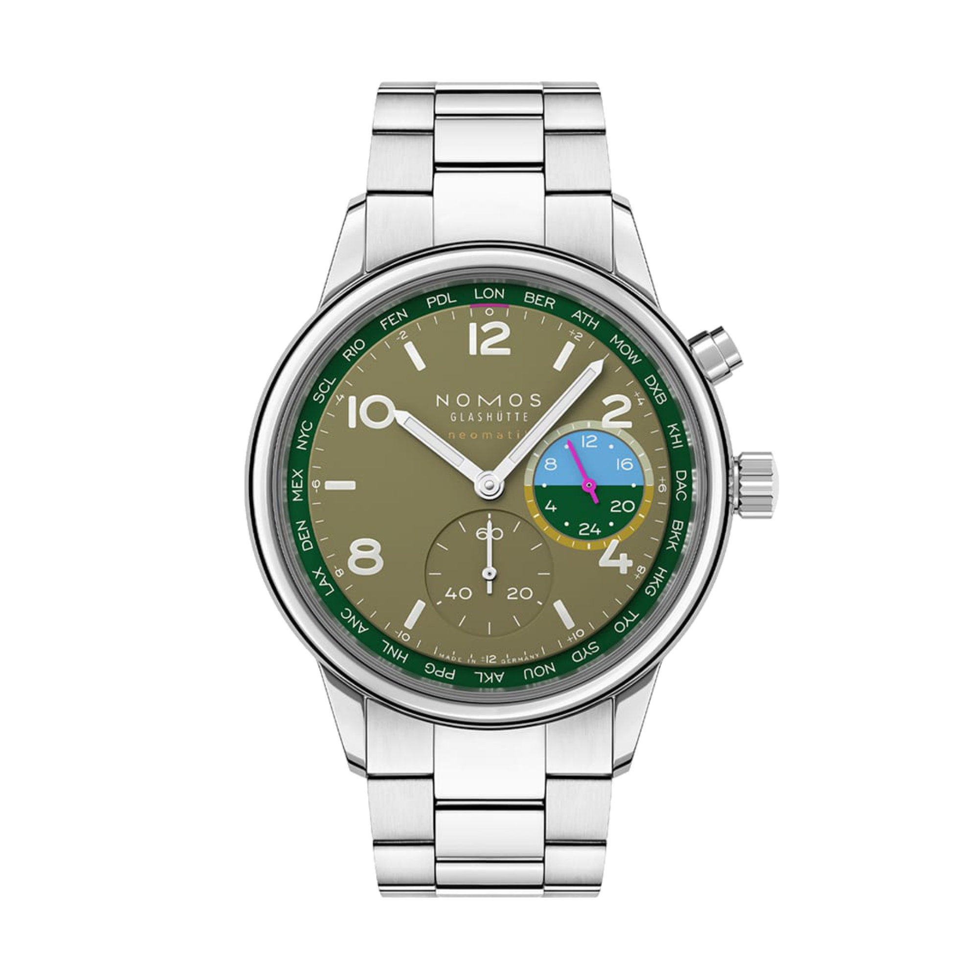 NOMOS Glashütte - Club Sport Neomatik Weltzeit Jungle