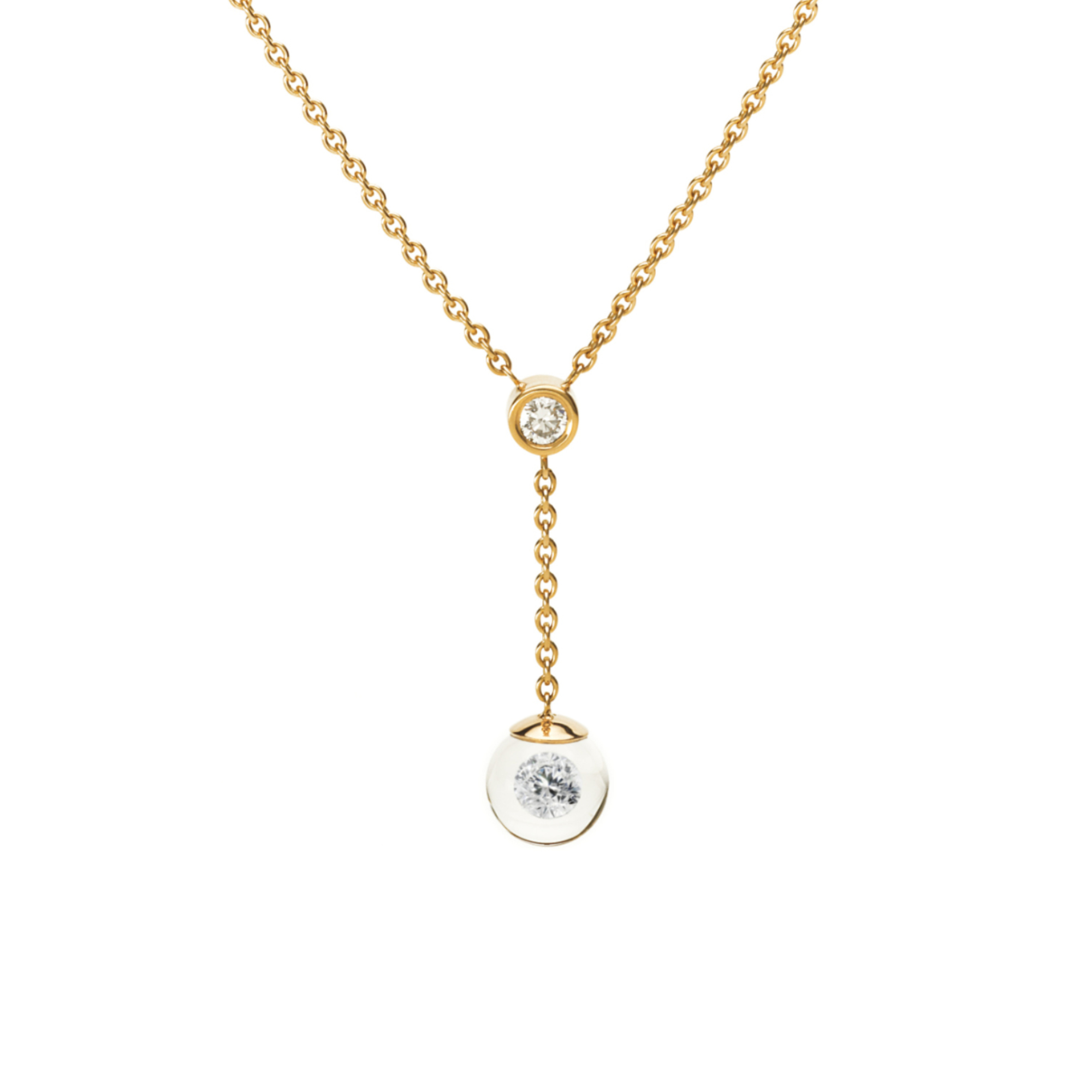 Schmuckwerk - Glasklar Halskette