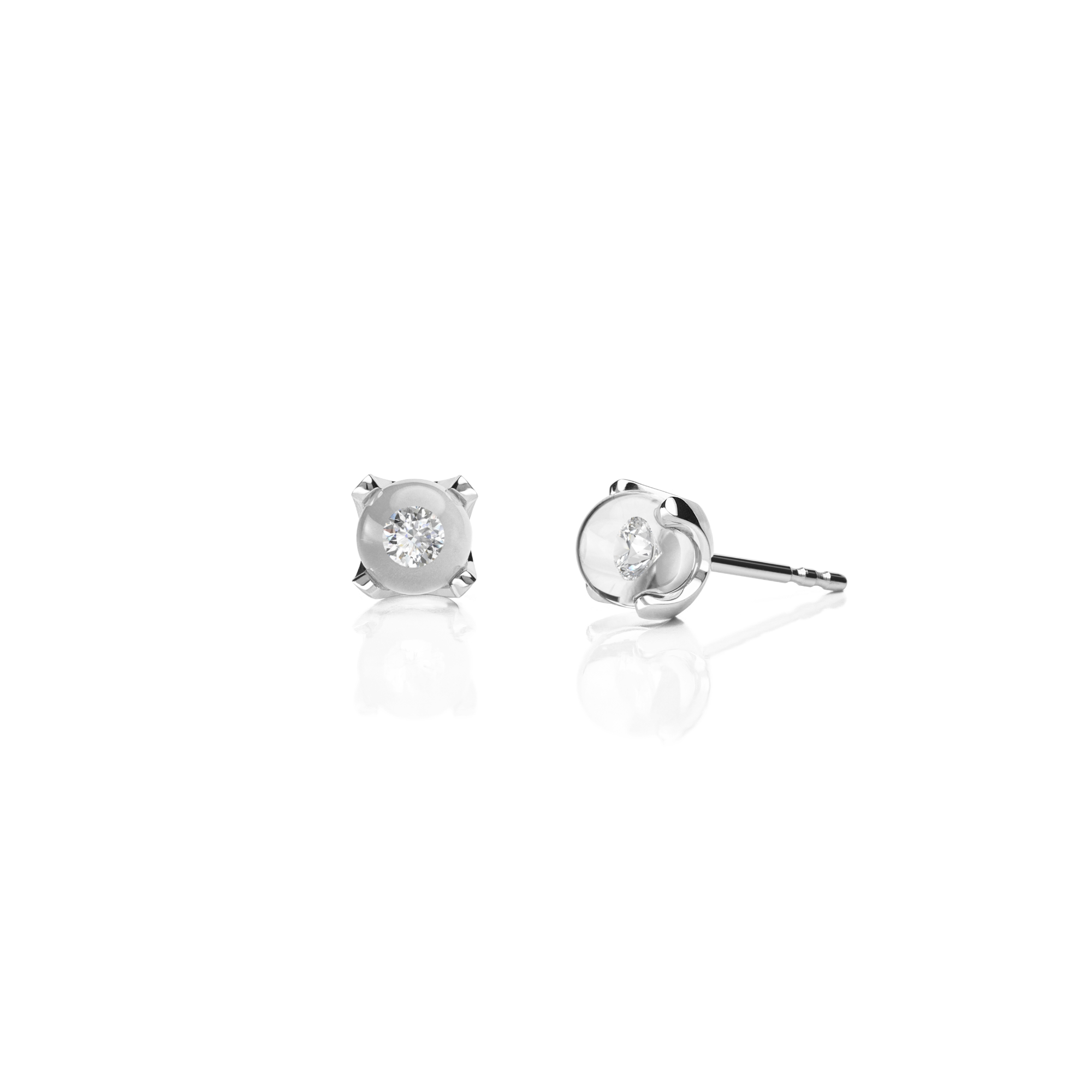 Schmuckwerk - Glasklar Ohrstecker