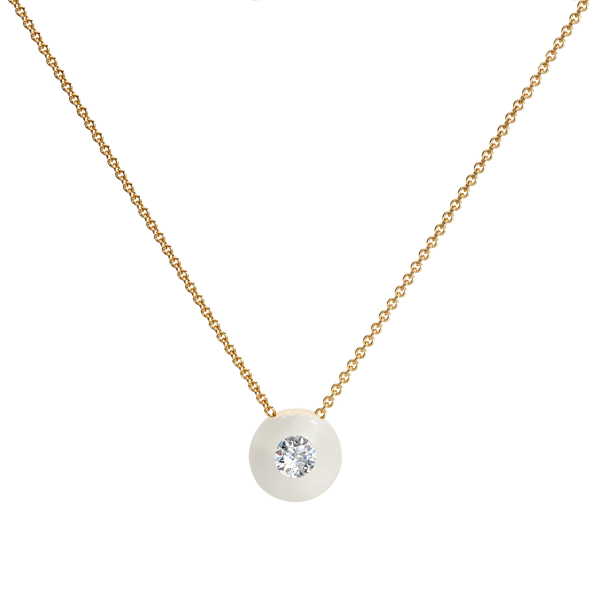 Schmuckwerk - Halskette Glasklar