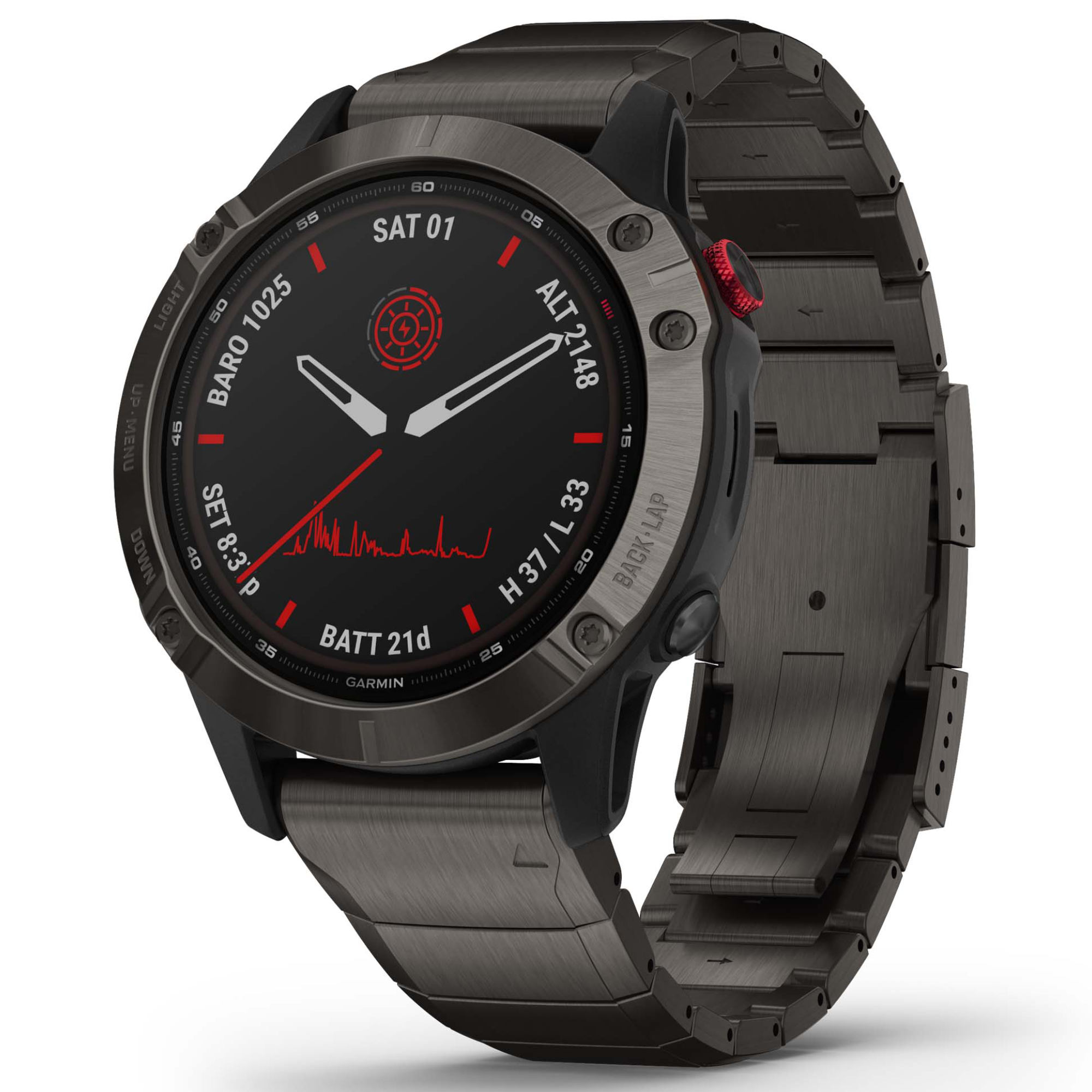 Garmin - fēnix 6 – Pro Solar Edition