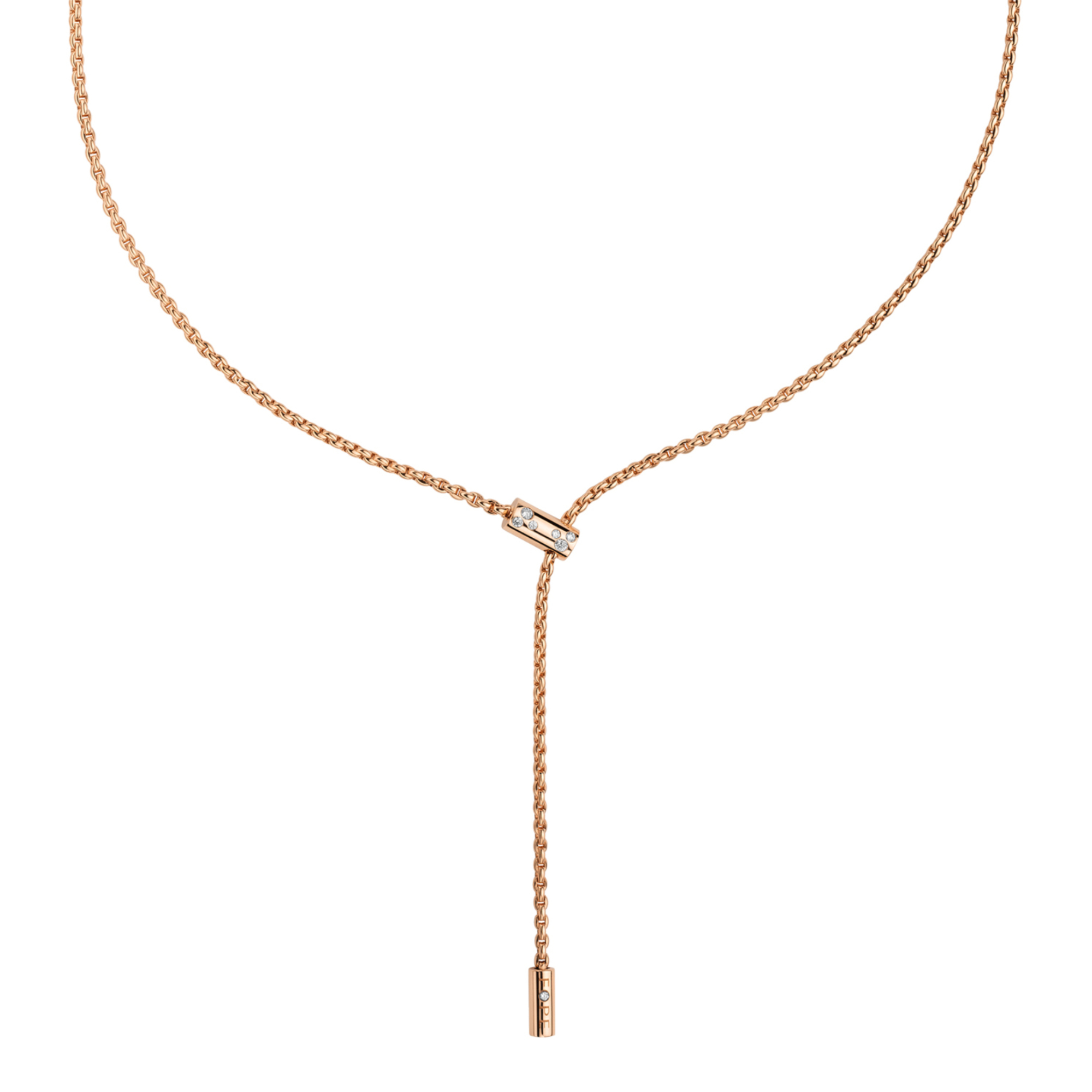 FOPE - Verstellbare Aria Halskette mit Diamanten