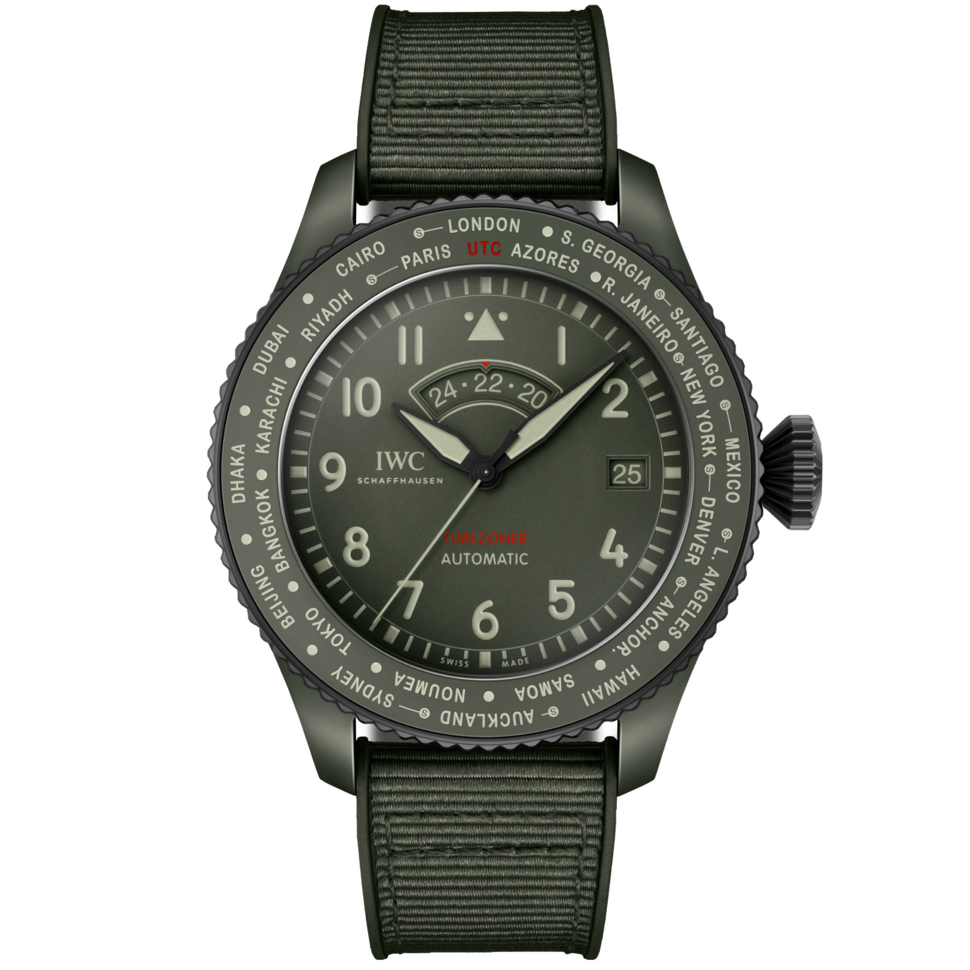 IWC - PILOT’S WATCH TIMEZONER TOP GUN CERATANIUM®