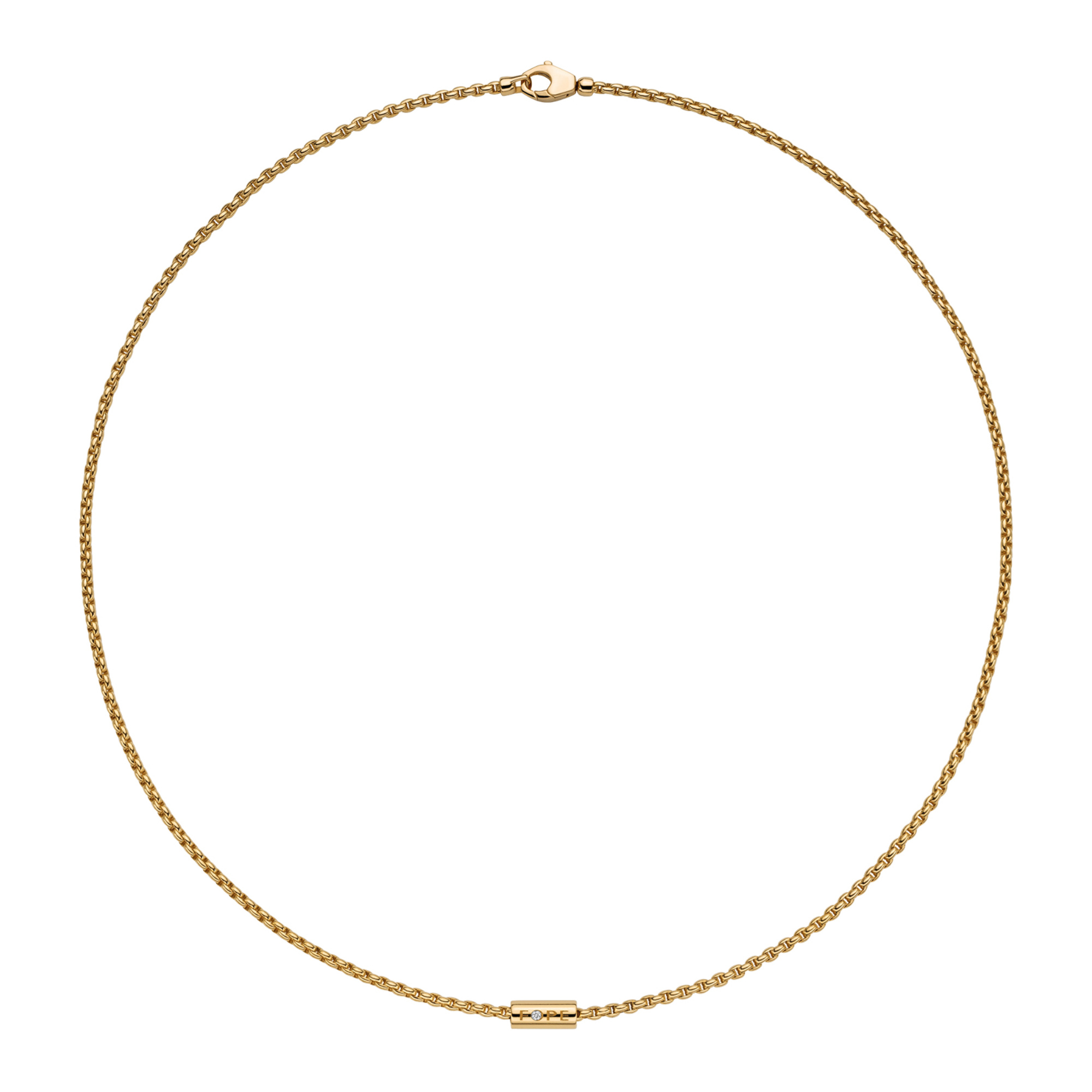 FOPE - Aria Halskette mit einem weißen Brillanten