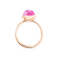 Bouton Ring small rosa Turmalin