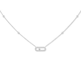 Messika Move Uno Pavé Halskette 04708-WG
