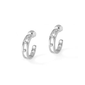 Messika Move Classique Hoop Ohrringe 04407-WG