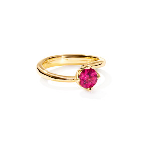 Tamara Comolli TULIP Ring XS mit rosa Turmalin R-TUL-xs-TuRo-yg