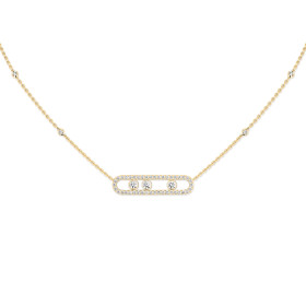 Messika Move Classique Pavé Halskette 03994-YG