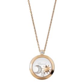 Chopard Happy Sun, Moon and Stars Halskette mit Anhänger 799434-5201