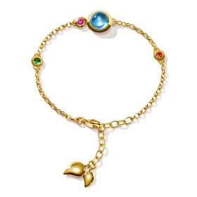 Tamara Comolli BOUTON Mini Chain Armband 'Candy' Small/Medium B-BOU-c-Can-sm-yg