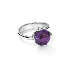 Tamara Comolli TULIP Ring Small mit Amethyst R-TUL-s-Am-wg
