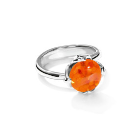 Tamara Comolli TULIP Ring Small mit Mandarin Granat R-TUL-s-Man-wg