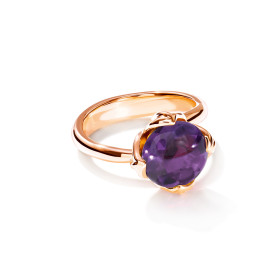 Tamara Comolli TULIP Ring Small mit Amethyst R-TUL-s-Am-rg