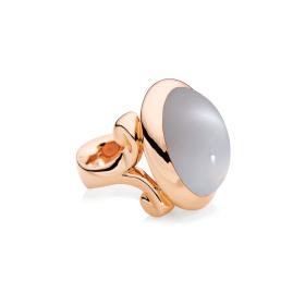 Tamara Comolli HIPPIE GLAM Ring small Grauer Mondstein R-HG-s-MoGr-rg