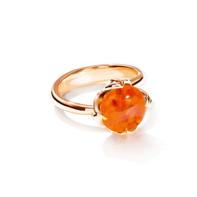 Tamara Comolli TULIP Ring Small mit Mandarin Granat R-TUL-s-Man-rg