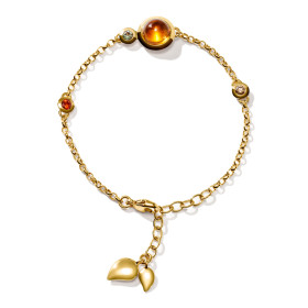 Tamara Comolli BOUTON Mini Chain Armband 'Indian Summer' Small/Medium B-BOU-c-IS-sm-yg