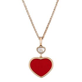 Chopard Happy Hearts Kette mit Anhänger 797482-5801