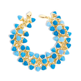 Tamara Comolli MIKADO Flamenco Armband 'Türkis' B-MFL-Tur-yg