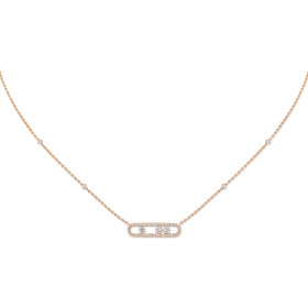 Messika Move Classique Baby Pavé Halskette 04322-PG