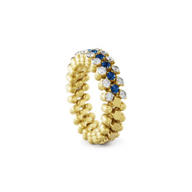 Serafino Consoli Brevetto Multi-Size Ring RMS 3H2 YG WD BS