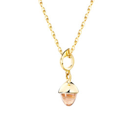 Tamara Comolli MIKADO Flamenco Anhänger mit Rutilquarz P-MFL-RutQuR-yg