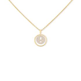 Messika Lucky Move PM Pavé Collier 07397-YG