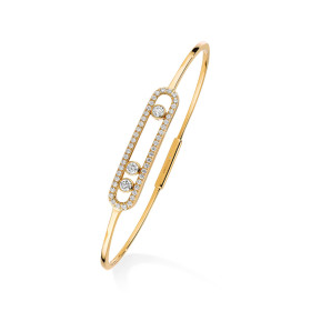 Messika Move Classique Pavé Thin Armreif 05032-YG