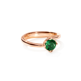 Tamara Comolli TULIP Ring XS mit grünem Turmalin R-TUL-xs-TuGr-rg