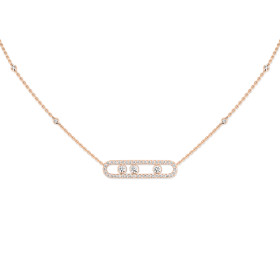 Messika Move Classique Pavé Halskette 03994-PG