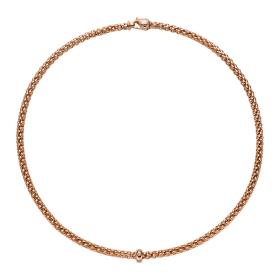 FOPE Solo Halskette mit weißem Diamanten 62306CX_BB_R_XRX_043